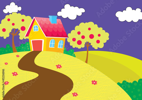 house in nature