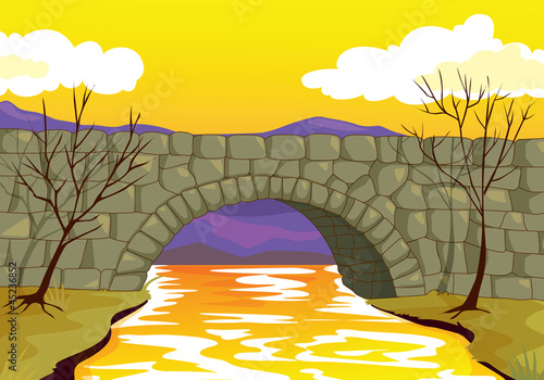 Φωτογραφία bridge made up of stone