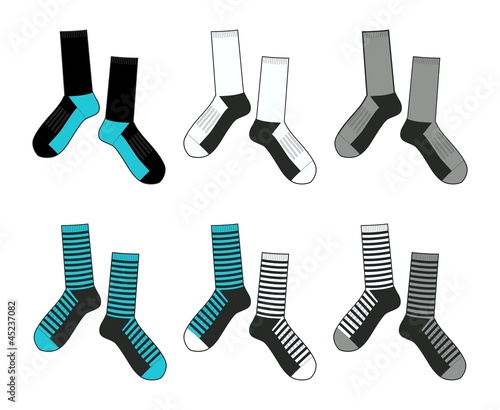 socks template