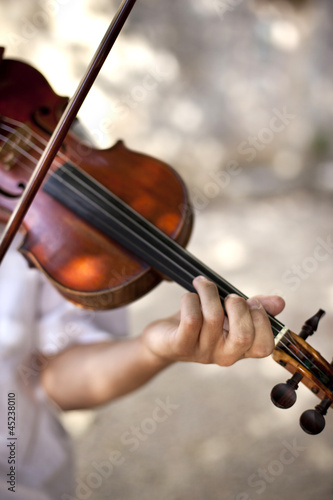 Violon, musique, art, violoniste, instrument, cordes, main photo