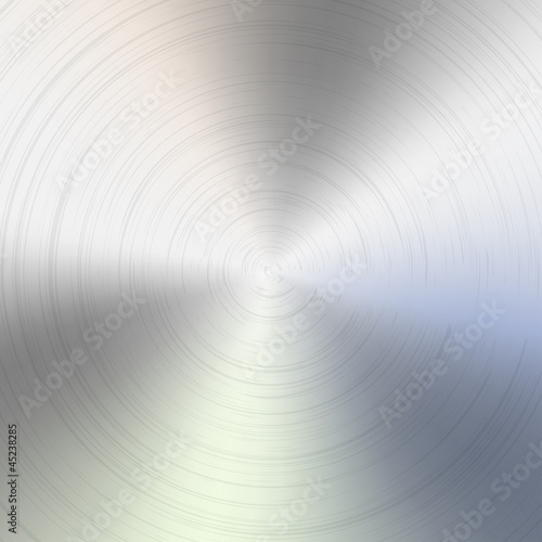 Circular brushed metal texture