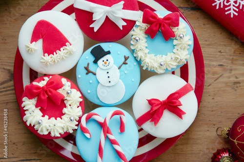 Plakat Christmas cupcakes