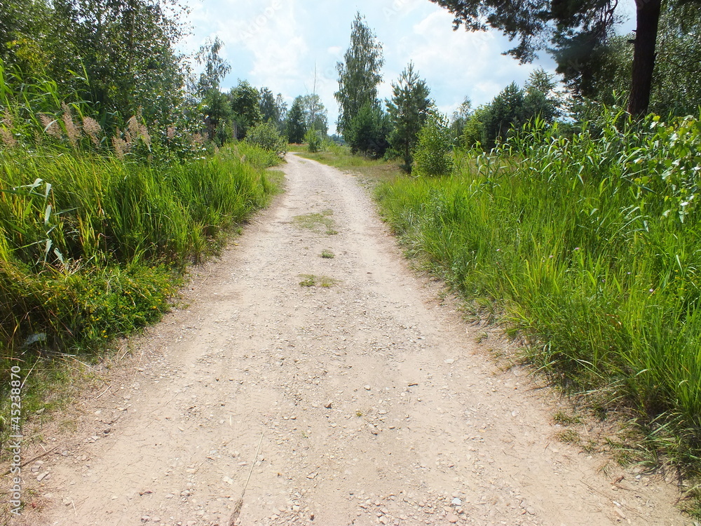 Obraz premium Unpaved road