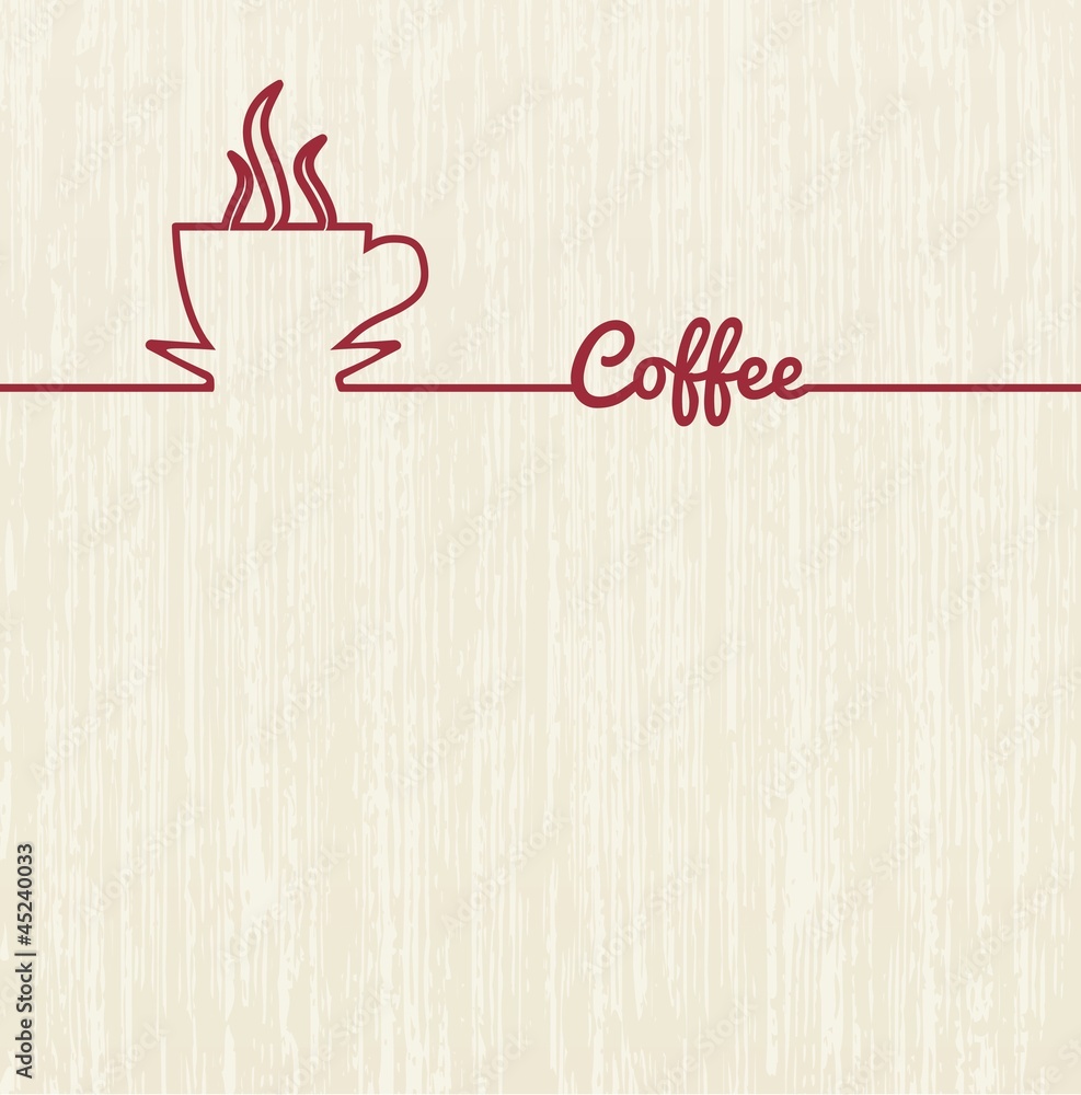 Obraz premium Coffee menu design