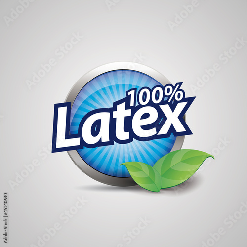 Latex button