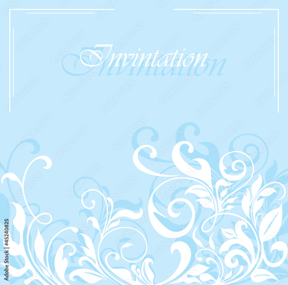 Invitation or announcement. Vector illustration Invitation or announcement. Vector illustration