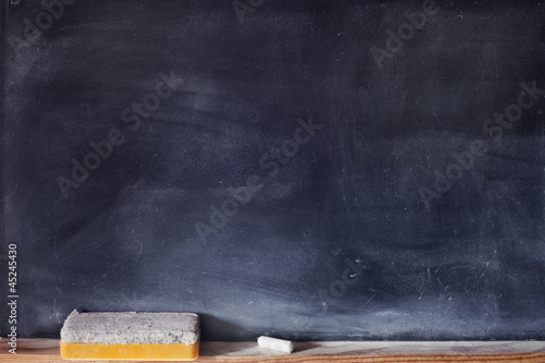 Blank blackboard