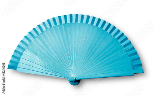 Blue fan
