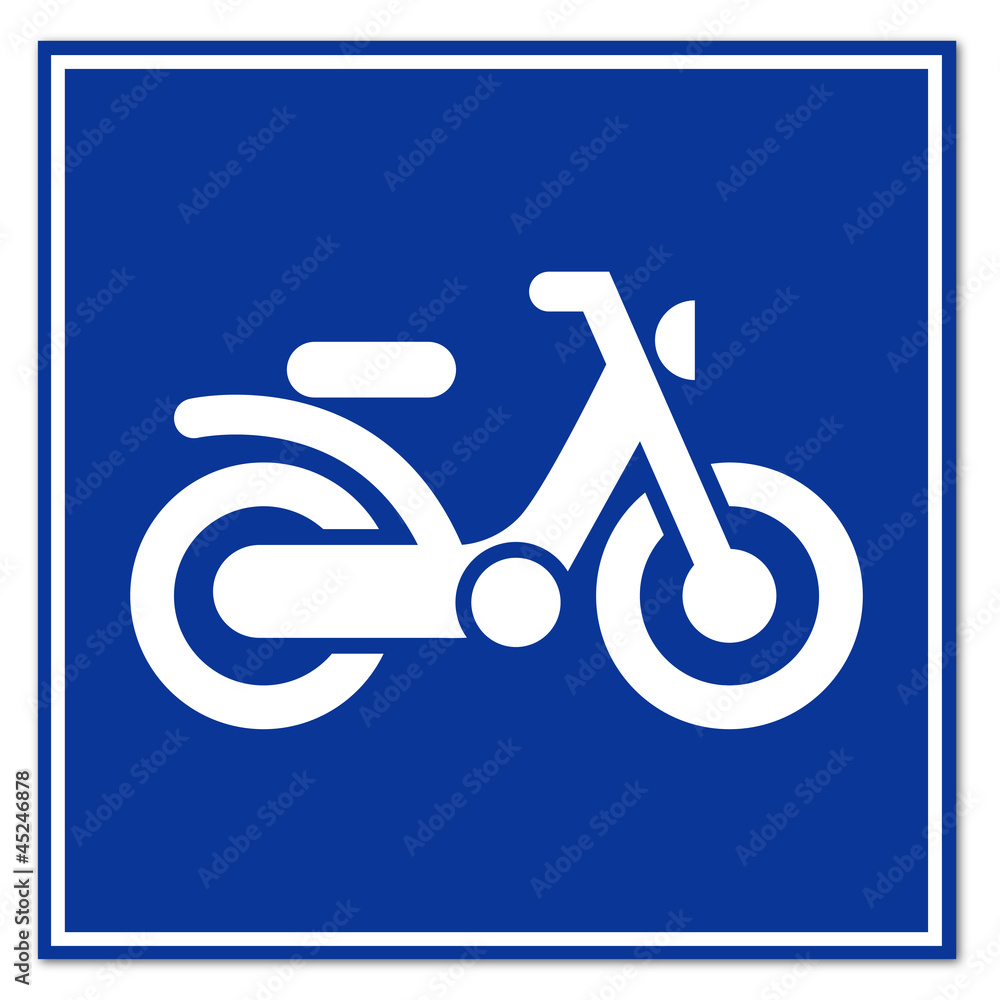 Señal ciclomotor Señal ciclomotor