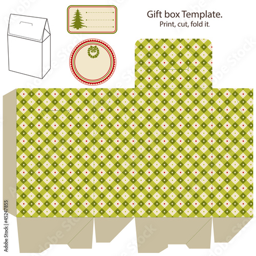 Christmas box template