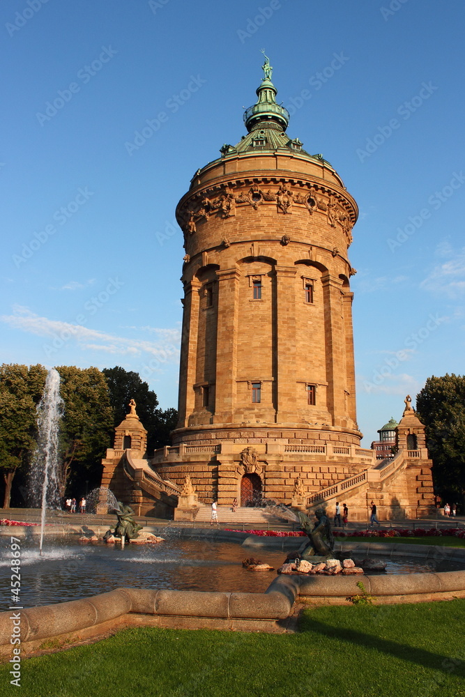mannnheim - wasserturm mannnheim - wasserturm
