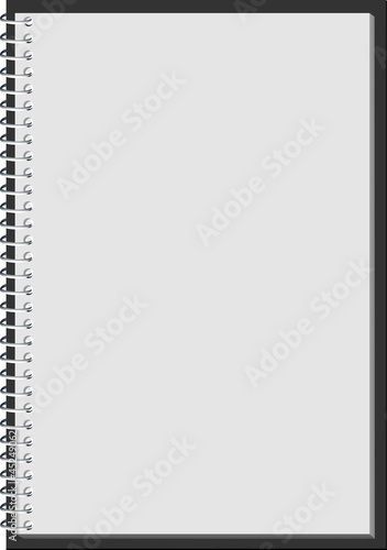 Чистый лист блокнота/  notebook sheet