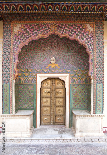 Small gate of Jaipur City Palace