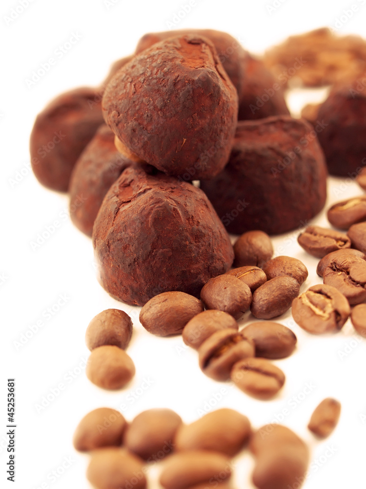 chocolate truffles with coffee chocolate truffles with coffee