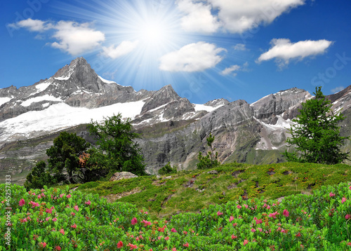 Beautiful mountain Zinalrothorn - Swiss alps