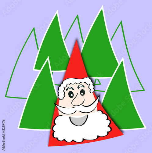 weihnachtsmotiv santa claus