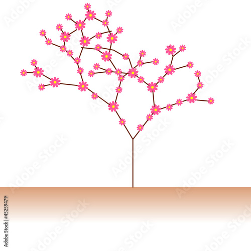 Blooming tree