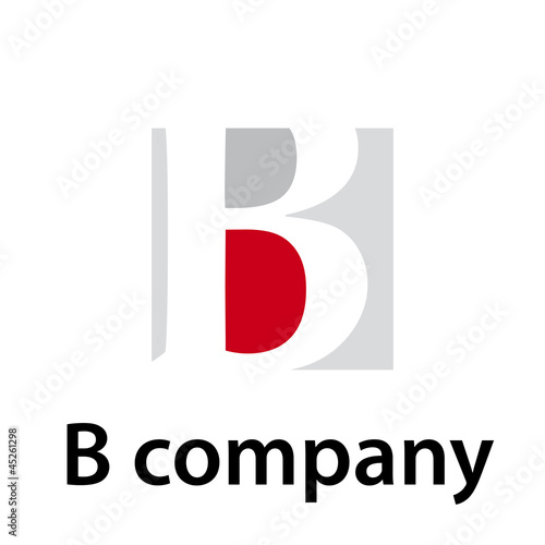 Vector Logo initial letter B