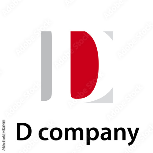 Vector Logo initial letter D