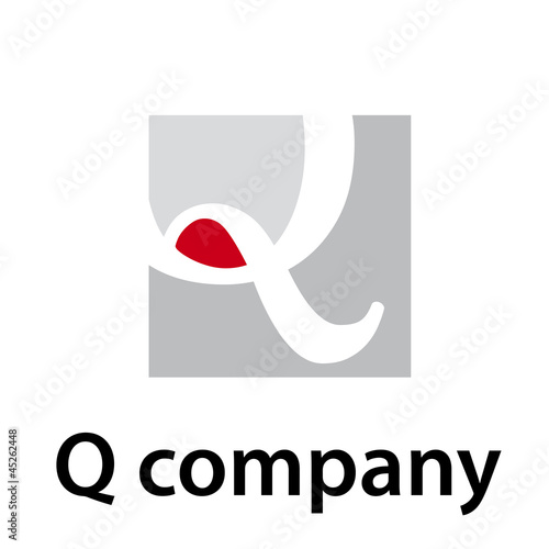 Vector Logo initial letter Q