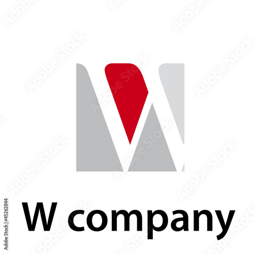 Vector Logo initial letter W