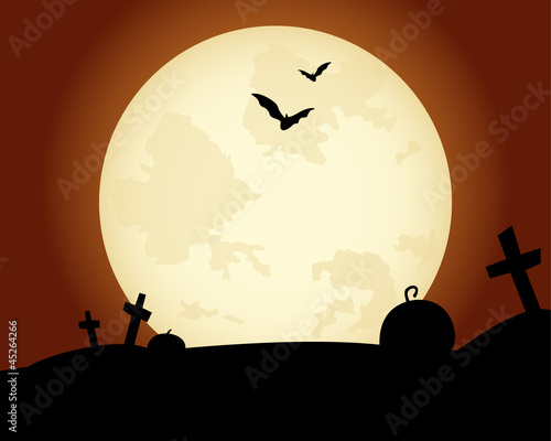 Halloween Fond Lune