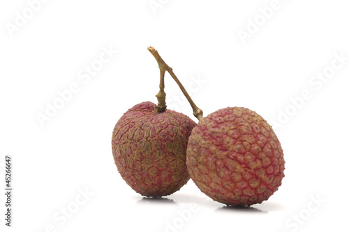 pair of lychees
