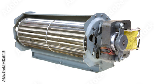 Air blower with small motor