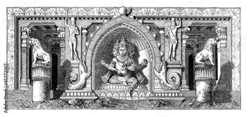 Fototapeta Trimurti : 3 Hindu Gods