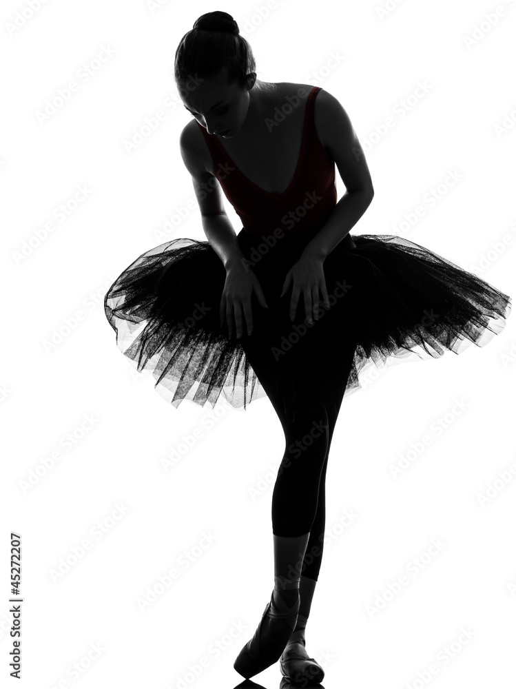 young woman ballerina ballet dancer dancing