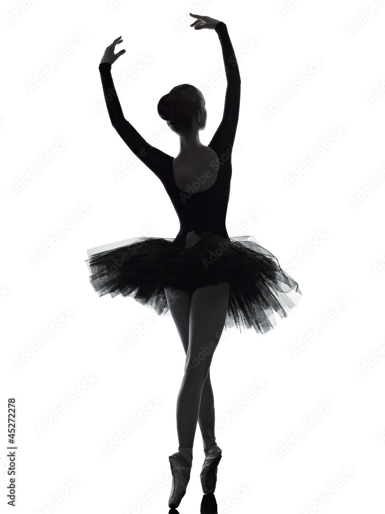 Fotografering, Billede young woman ballet dancer på Europosters.dk