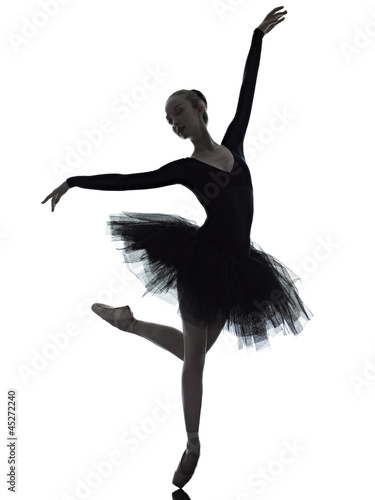 young woman ballerina ballet dancer dancing