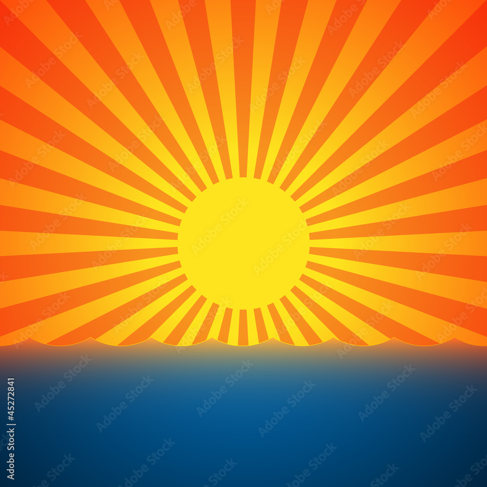 Marine sunset Marine sunset