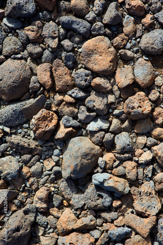 Lava stone volcanic texture detail from La Palma