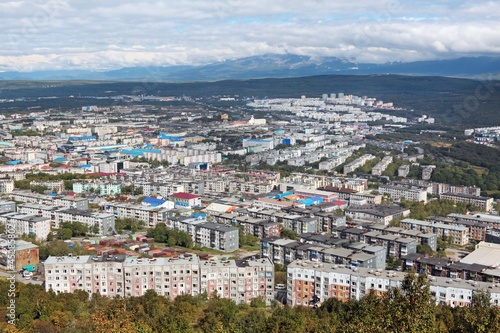 Petropavlovsk-Kamchatsky, city landscape