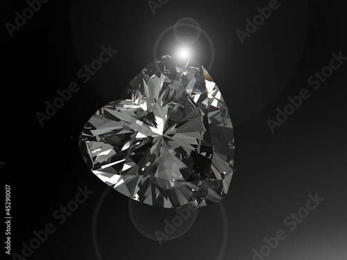 diamond on white background with high quality