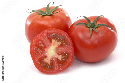 tomatoes with clipping path