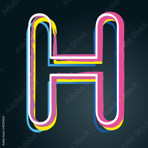 Alphabet_Lumineux_H