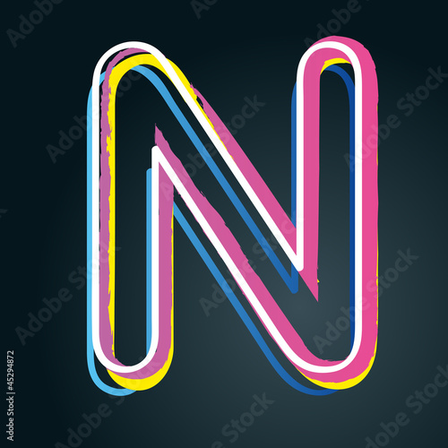 Alphabet_Lumineux_N