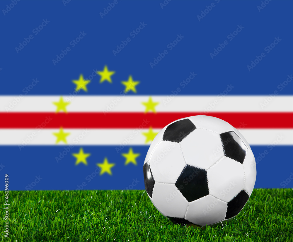 Naklejka premium The Cape Verde flag