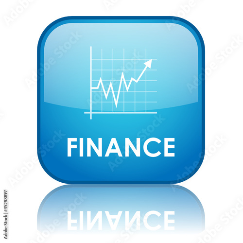 "FINANCE" Web Button (banking financial stock market shares)