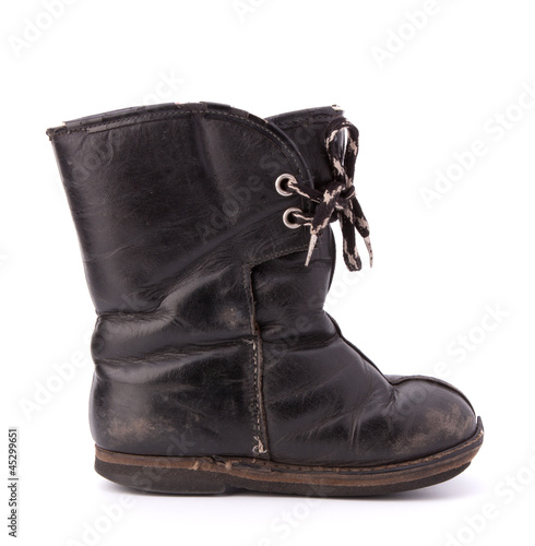 Vintage shabby child's boot