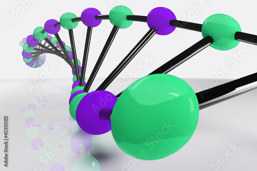 3d Изображение молекулы ДНК