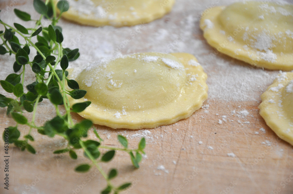 Zubereitung Schlutzkrapferl mit Kräutern Zubereitung Schlutzkrapferl mit Kräutern