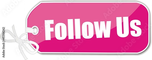 étiquette follow us