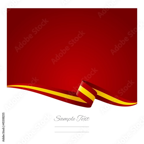 Abstract color background Spanish flag