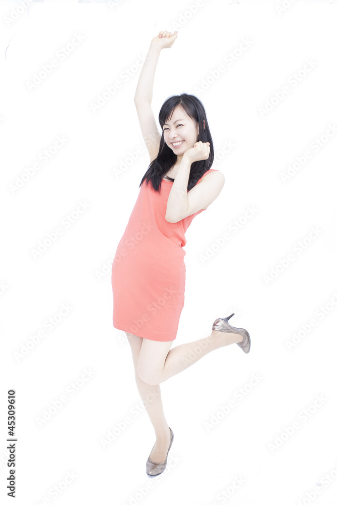 喜ぶ女性 喜ぶ女性