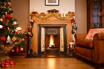 Christmas living room