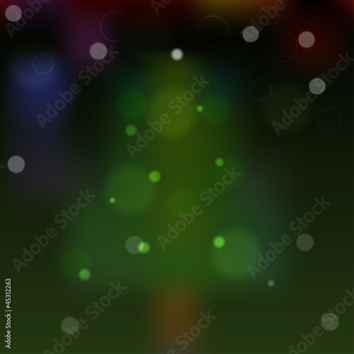 Abstract background with Christmas tree. eps10