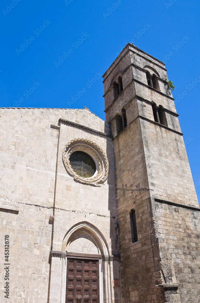 Church of St. Pancrazio. Tarquinia. Lazio. Italy.